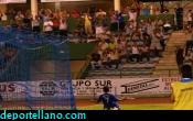 Conget en el momento de celebrar el 1-0