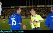 Momento en el que Rub�n Garc�a salta al campo