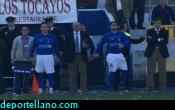 Carlos Sanz y Rub�n Garc�a antes de saltar al campo