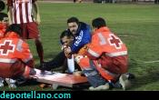 Javi cuadra tambi�n fue atendido por un golpe en la cabeza