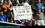Algunos aficionados ped�an a Villa