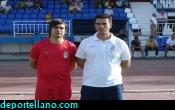 z- Ladis y Jacobo Maestre antes de comenzar el partido