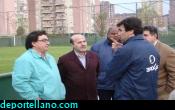 z- De la Nieta charla con Navarro y el Alcalde